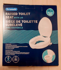 *New* Raised Toilet Seat with Lid