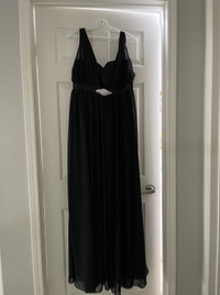 Black sheer gown