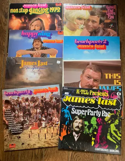 JAMES LAST (8 albums)﻿ as pictured -VG ~Mint- Christmas Lot Sale, View more