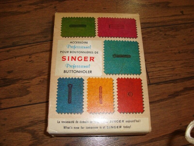 VINTAGE SINGER PROFESSIONAL BUTTONHOLER  969813 in Arts & Collectibles in Norfolk County