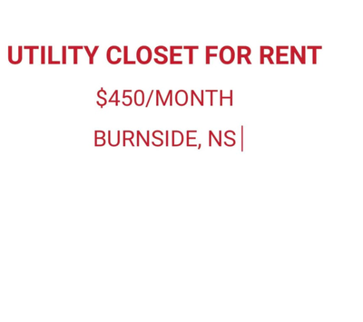 Secure storage space available in a commercial building in Burnside Industrial Park. Ideal for small...