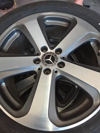 Set of 4 rims only. No tires. Came off 2019 GLC300 NO SCSRACH Like new
