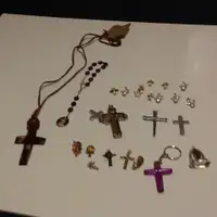Crosses, Angels, Religious Symbols Lot