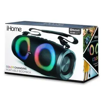 Ihome iBT915 Boombox Rechargeable Bluetooth Speaker-NEW IN BOX, View more