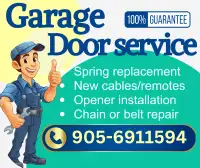 New garage door spring or cable for sale!