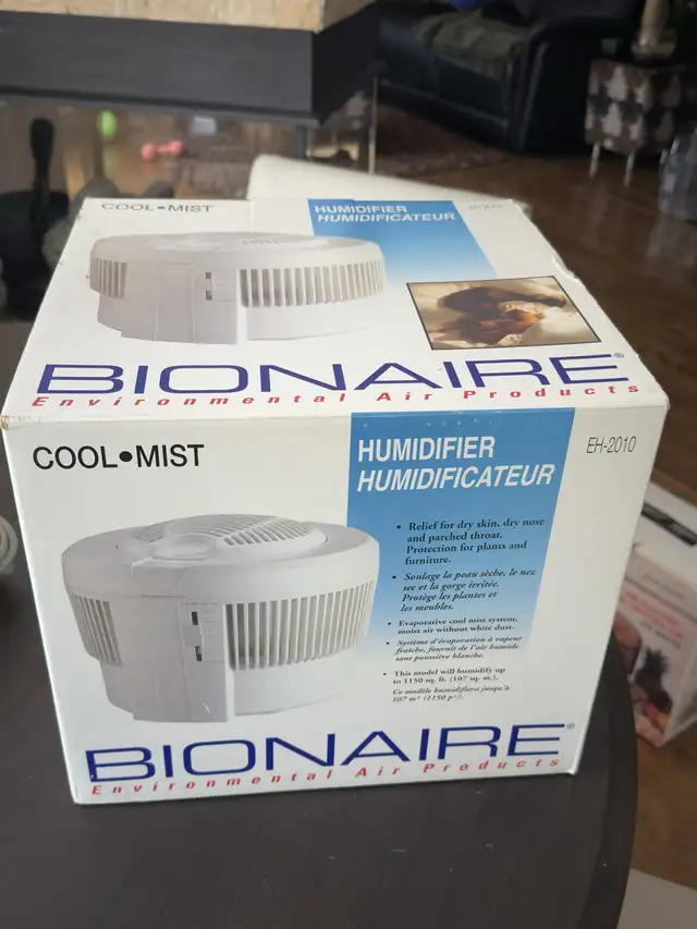bionaire cool mist eh2010 good cond 64520005126659120