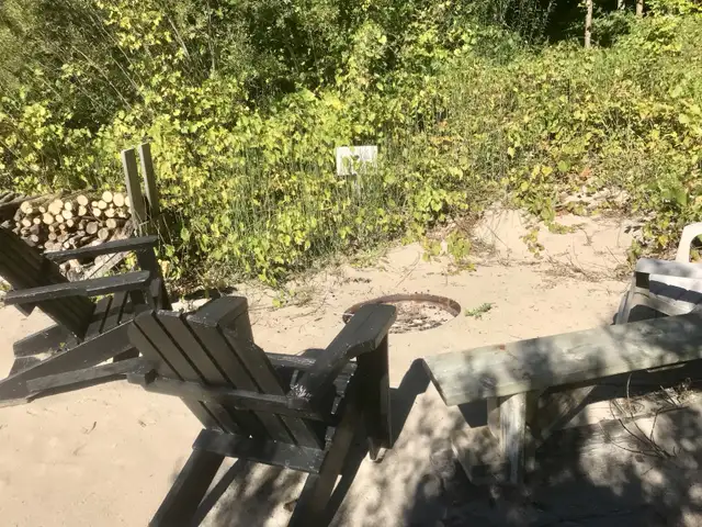 Lakeshore cottage on wide sandy beach in Ontario in Canada - Image 10