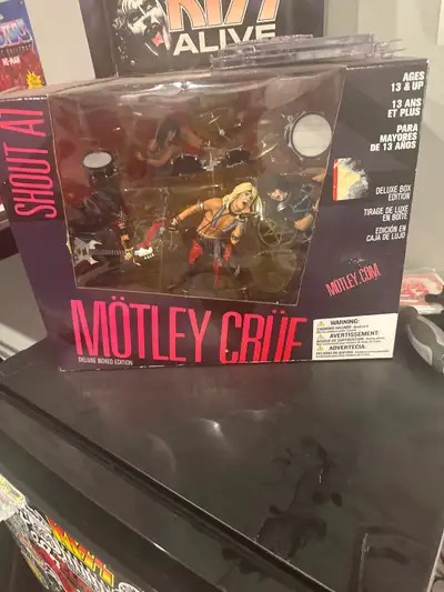 Motley crue shout at the devil deluxe box addtion vintage sells for 600 to 800 on eBay selling for 5...