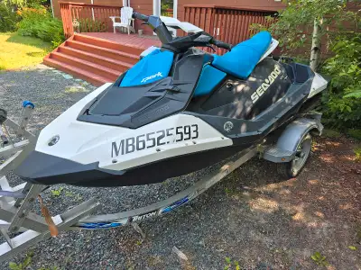 2019 Seadoo Spark in great condition. Trixx model with only 60 hours. Reverse and IBR system. Can sh...