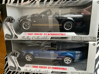 You are looking at two SHELBY CONVERTIBLES ONE 2007 GT-H,2008 GT,SCALE BOTH 1/18 $100.00 each you pi...