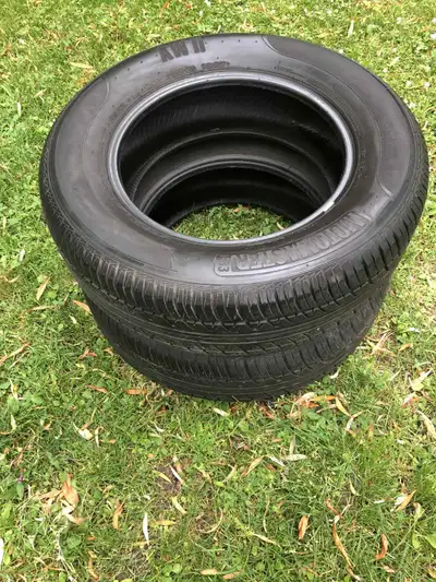 I am selling 2 two tires 225/65R16 Motomaster AWII all season tires, 85% tread, no repairs on the ti...