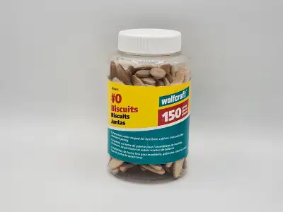 Wolfcraft #0 biscuits 150pcs brand new / biscuits #0 150mcx neuf, View more