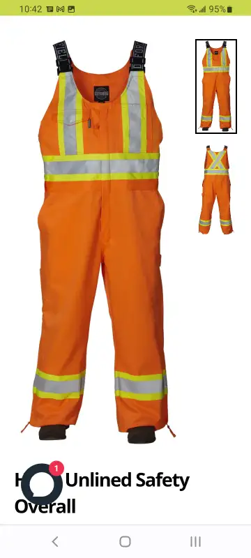 Brand new in package. 2 sizes available. Medium SOLD and small. $30 each. Meets CSA Z96-15 Class 2 L...
