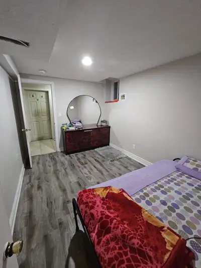Shared room for rent in a basement for 1 or 2 girls