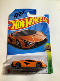 Hot Wheels Orange Lamborghini Sian 37 Diecast sports exotics car
