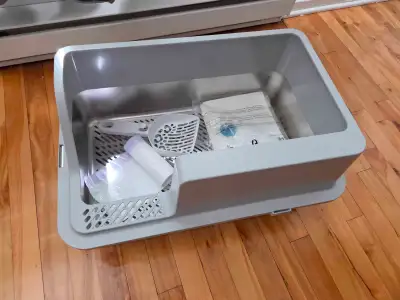 Litière pour chat à granules de bois avec tamis, View more