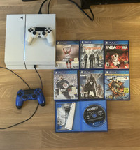 Ps4, 2 controllers, 7 games