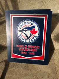 2 IDENTICAL BLUE JAYS WORLD SERIES CHAMPIONS POSTERS