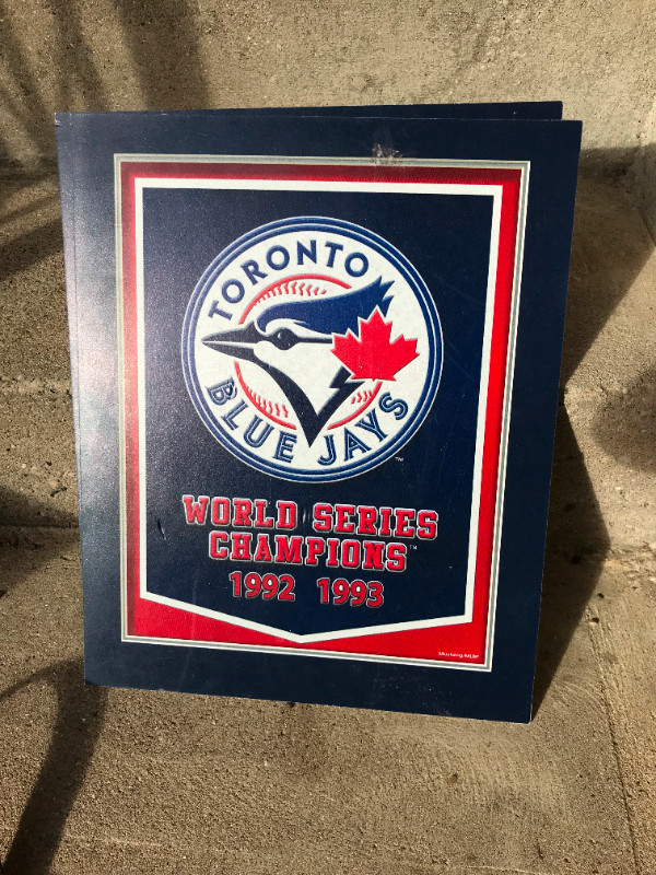 2 IDENTICAL BLUE JAYS WORLD SERIES CHAMPIONS POSTERS in Baseball & Softball in London