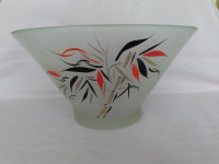 Vintage Satin Glass Bowl