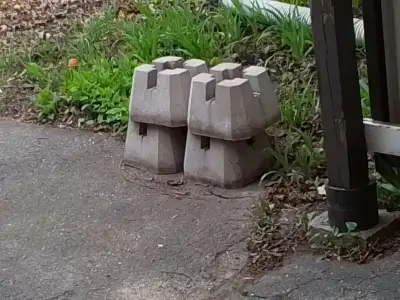 Concrete deck blocks 4 - $10 total., View more