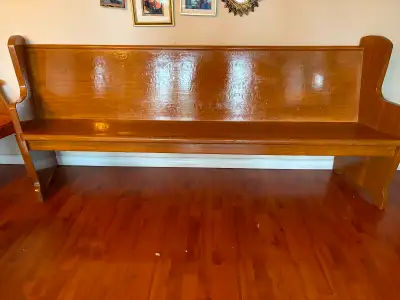 Church pew/bench $200 each obo, View more