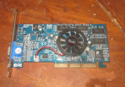 $50 Retro PC gaming graphics card AGP Hercules 3D Prophet 4000XT, View more