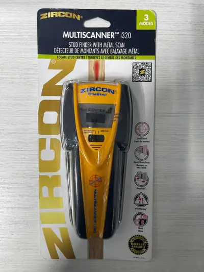 Zircon MultiScanner i320 OneStep Center-Finding Stud Finder with, View more