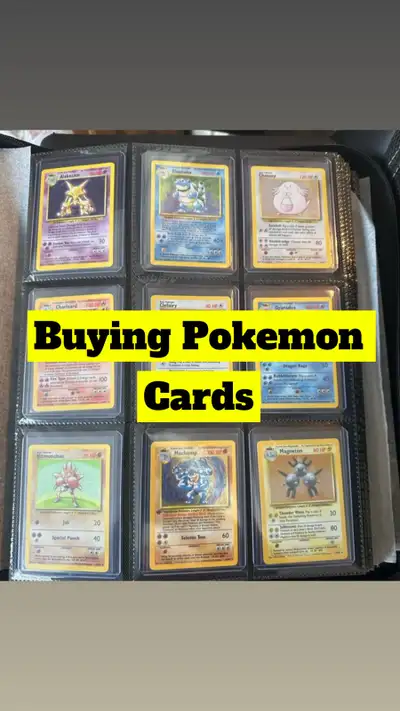 Buying Pokemon Cards, View more