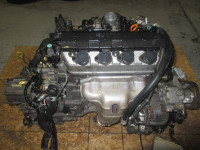 01 02 03 04 05 Moteur Honda Civic 1.7L D17A vtec engine low mile