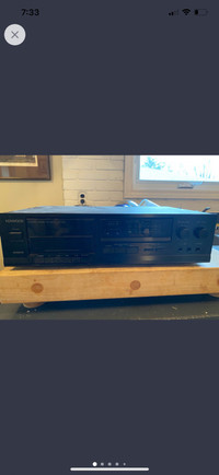 Kenwood receiver and tape deck