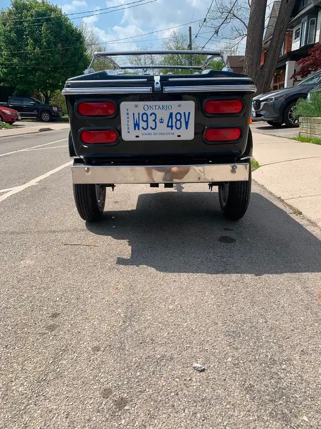 Unique Fibreglass Enclosed Motorcycle | Car Trailer | 1 AXLE in Cargo & Utility Trailers in Hamilton - Image 3