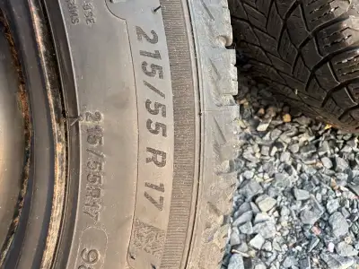 4 Winter tires on rims . Michelin x-ice . $600 OBO . Text or call Al @ 204-485-3639