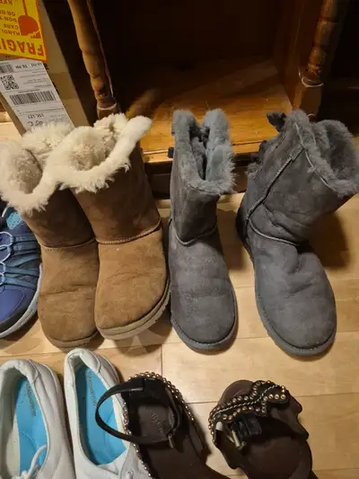 2 Pair Ugg's Winter Boots(new) 4 pair shoes Womans footwear, View more