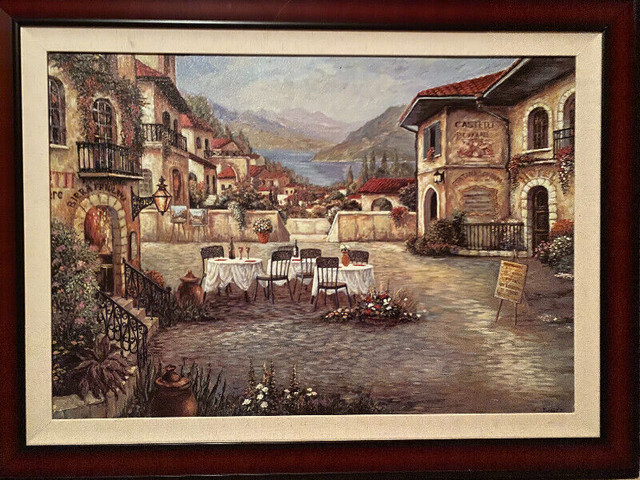 Italian cafe picture in Arts & Collectibles in St. Catharines