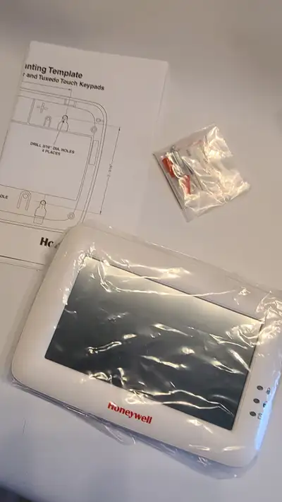 Honeywell Alarm Color Touchscreen with Voice Keypad. #6280W, View more