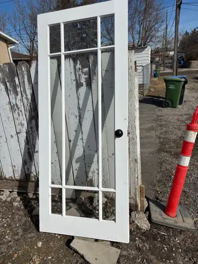 This solid wooden door glass interior exterior 32 x 77 40 00 403 8612361