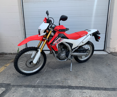 Up for sale is a 2016 Honda CRF250L street-legal dual-sport bike. Ridden exclusively on cottage trai...