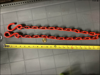Chain with hooks at both ends, View more