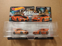 Hot Wheels Fast & Furious Toyota Supra 2 pack 1:64 diecast car