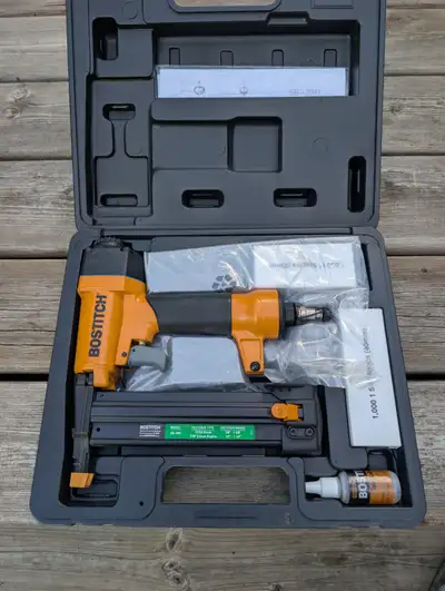 Bostitch Finish Nailer – Professional Grade Pneumatic Nail Gun, View more