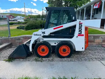 Bobcat 553 Skid-Steer Loader 1996 3 cyl Kubota Diesel 1450 Hrs 2 - 54” Buckets, Auxiliary Hydraulics...