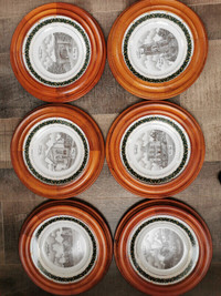 Set of 6 Collectable Plates