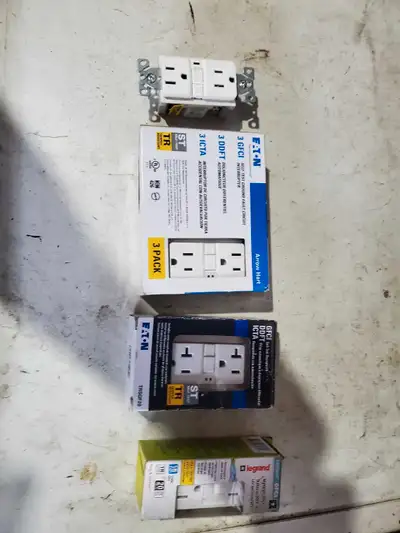 GFI NEW 15 amp & 20 amp Receptacles, View more
