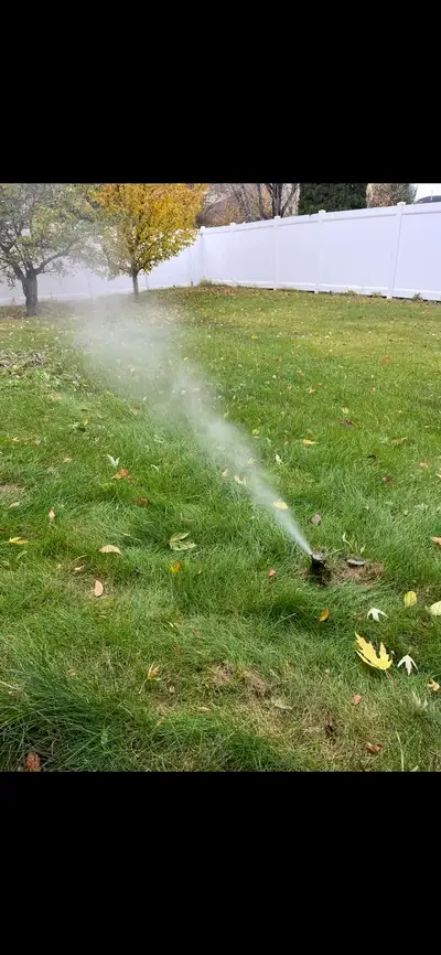 Sprinkler blowouts 5 years experience 35 bucks Give me a call or text to set up a time 306-280-0665...