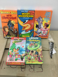5 old school cartoons VHS COLLECTION
