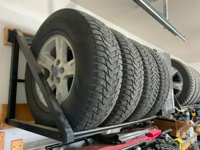 265/70R16 studded winter tires on 2004 Ford Ranger aluminum wheels. Used one winter. Set of 4. $1200...