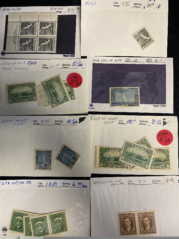 Mint Canadian Collector Stamps Arts & Collectibles Moncton Kijiji