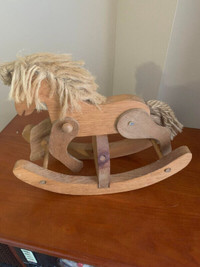 Childrens Wooden Rocking Horse - Decor