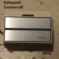 Vintage Thermostat - Honeywell, Central Furnace, Commercial, 12V